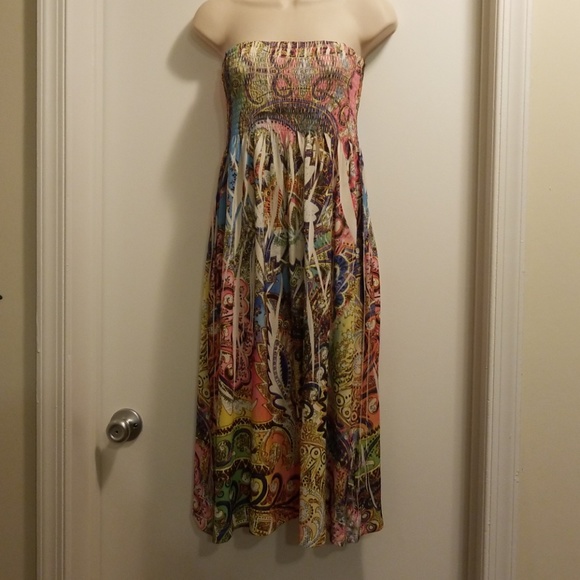 DNLA sport multi color summer dress - Picture 5 of 8